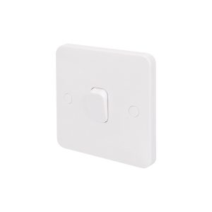 SCHNEIDER ELECTRIC LISSE 10AX 1-GANG 2-WAY 10AX LIGHT SWITCH WHITE (3015J)