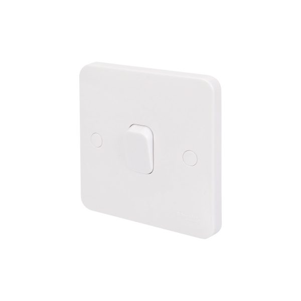 SCHNEIDER ELECTRIC LISSE 10AX 1-GANG 2-WAY 10AX LIGHT SWITCH WHITE (3015J)