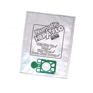 NUMATIC HEPAFLO 9LTR FILTER BAGS 10 PACK (19560)