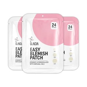 Pimple Patches by Glacia? ? 72 Pack of Hydrocolloid Patches, Spot Patches for All Skin Types ? Spot Stickers Made With Natural Oils, Tea Tree and Calendula For Fast Acting Skincare