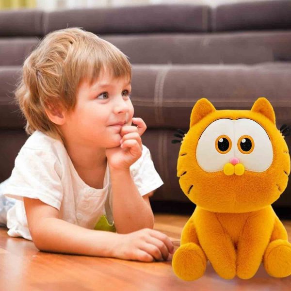 Babioms Fat Orange Cat Plush, Garfied Soft Plush Toy, Orange Cat Stuffed Animals Toy - Image 2