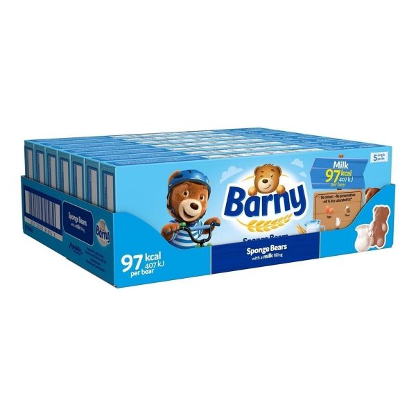 Barny 5 Milk Sponge Bear Biscuits 125 g (Pack of 7 Boxes) - Image 2