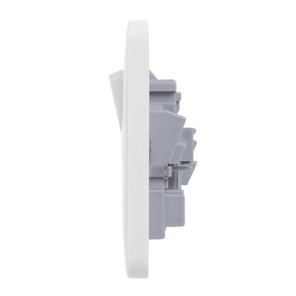 SCHNEIDER ELECTRIC LISSE 13A 2-GANG SP SWITCHED PLUG SOCKET WHITE (6232J) - Image 3