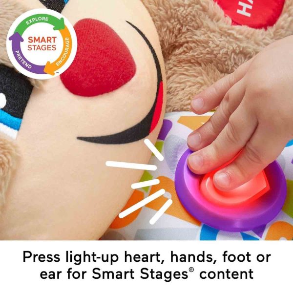 Fisher-Price Laugh & Learn Smart Stages Puppy, Interactive Baby Toys 6 to 36 Months, Educational Toys for 1 Year Old Girls and Boys with Music and Lights, Sound Toys, UK English Version, FPM43 - Image 3