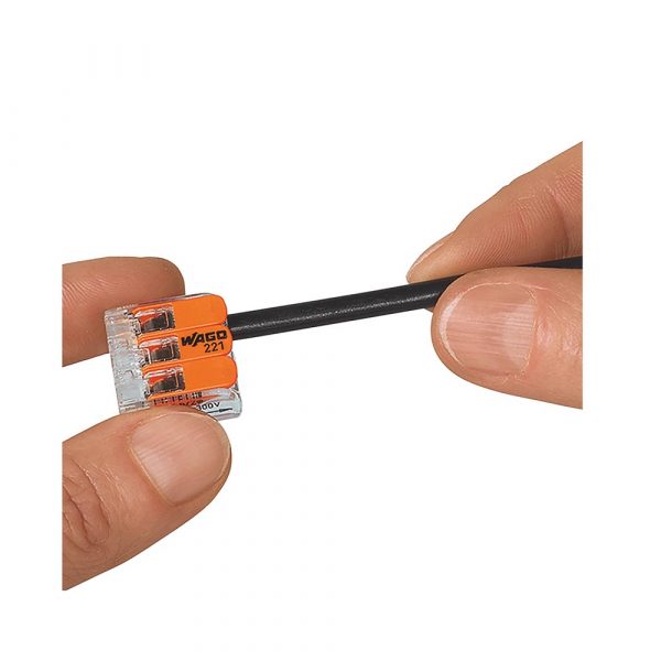 WAGO 32A 3-WAY LEVER CONNECTOR 50 PACK (2803R) - Image 3