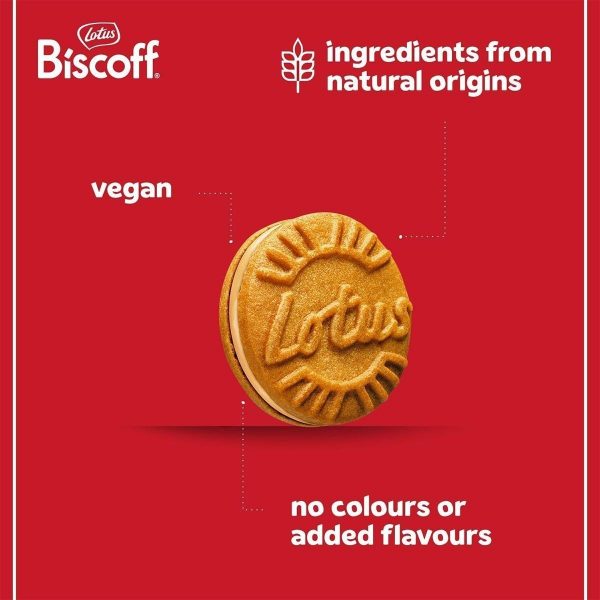 Biscoff - Sandwich Biscuits With Biscoff Cream Filling - 15 Sandwich Biscuits Per Pack - Ingredients from natural origin - Vegan - No colours or added flavours - 9x150g - 1,35kg - Image 3