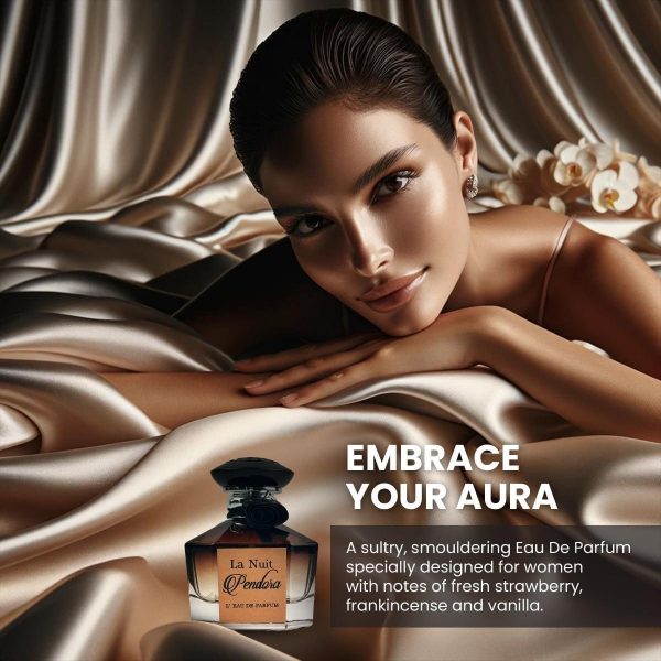 LA NUIT by PARIS CORNER 100ml L'Eau De Parfum for Women | Discover Ladies' Perfumes, Captivate the Senses, Classic Women's Perfumes | Find Your Signature Scent: Dive into this Perfume For Women - Image 4