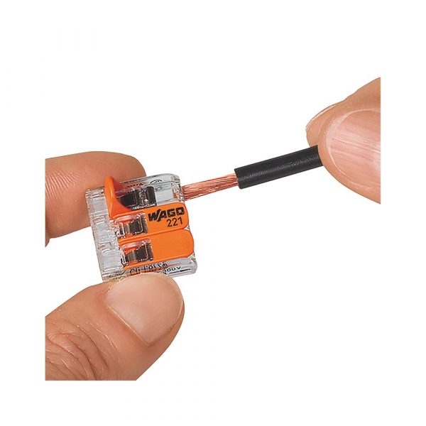 WAGO 32A 3-WAY LEVER CONNECTOR 50 PACK (2803R) - Image 4
