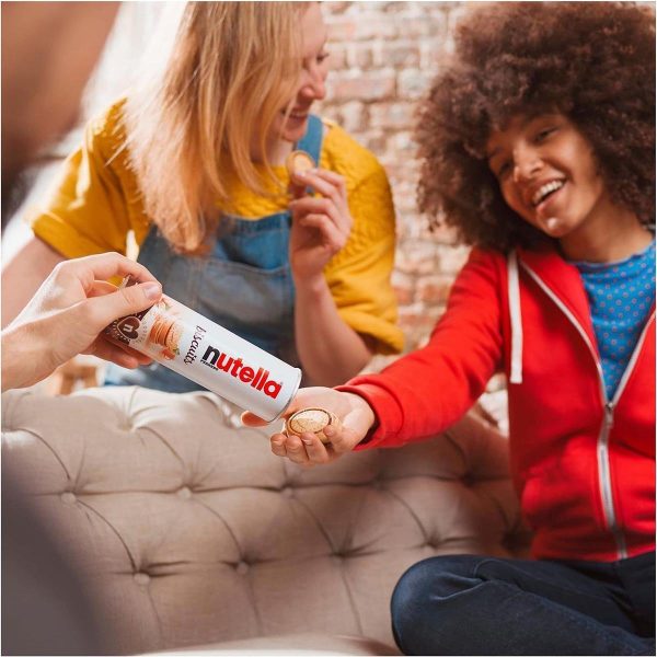 Nutella Chocolate Biscuits, Snacks, Party Food, Crunchy Biscuits with Creamy Nutella Spread Tube of 12 Biscuits, 166g - Image 4
