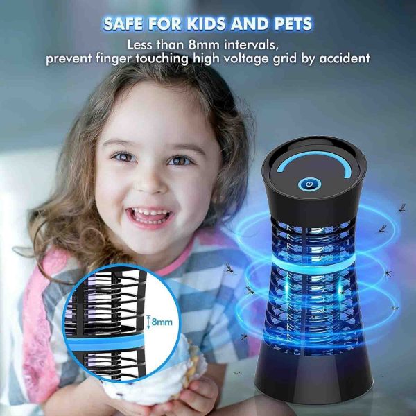 Electric Fly Zapper, Zapoop UV Bug Zapper, Small and Lightweight Insect Killer Lamp with Cleaning Brush, Electronic Mosquito Killer Perfect for Home - Image 2
