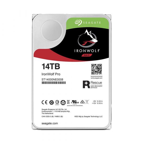 IronWolf Pro Business 3.5" SATA 6Gbps NAS Hard Drive, 14TB -  ST14000NE0008 - Image 2