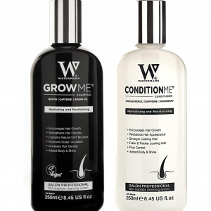 Hair Growth Shampoo & Conditioner by Watermans UK Biotin, Argan Oil, Allantoin, Rosemary, Niacinamide, Lupin. Male & Female Hair Loss Products
