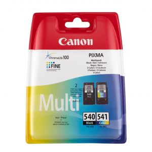 Canon PG-540 Black + CL-541 Colour Genuine Ink Cartridges ? Multipack