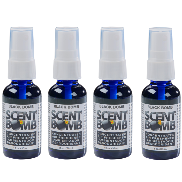 SCENT BOMB BLACK BOMB BOTTLE 4PK