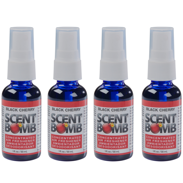 SCENT BOMB BLACK CHERRY BOTTLE 4PK