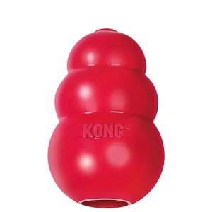 KONG - Classic Dog Toy - Durable Natural Rubber - Fun to Chew, Chase and Fetch - For Medium Dogs