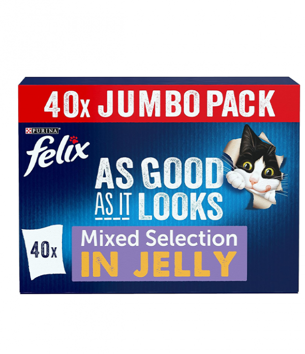 Felix As Good As It Looks Mixed Cat Food 40x100g
